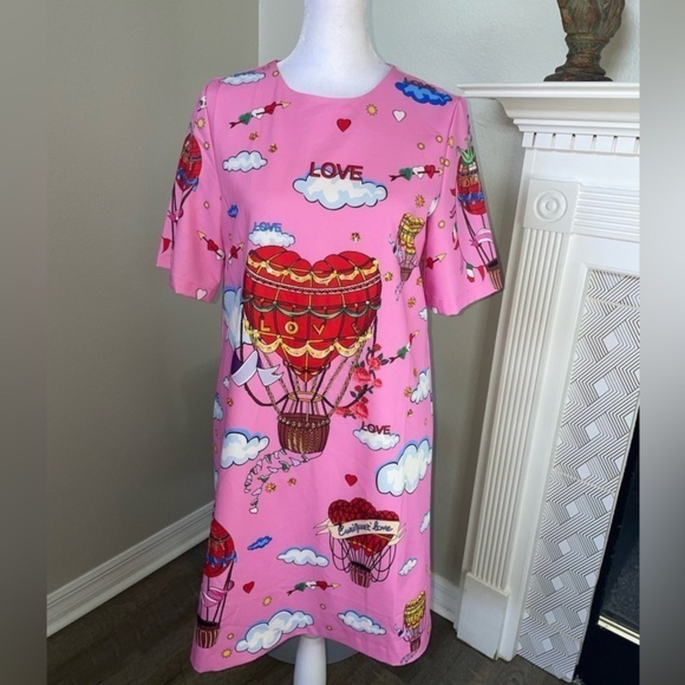 Love mini dress pink size large